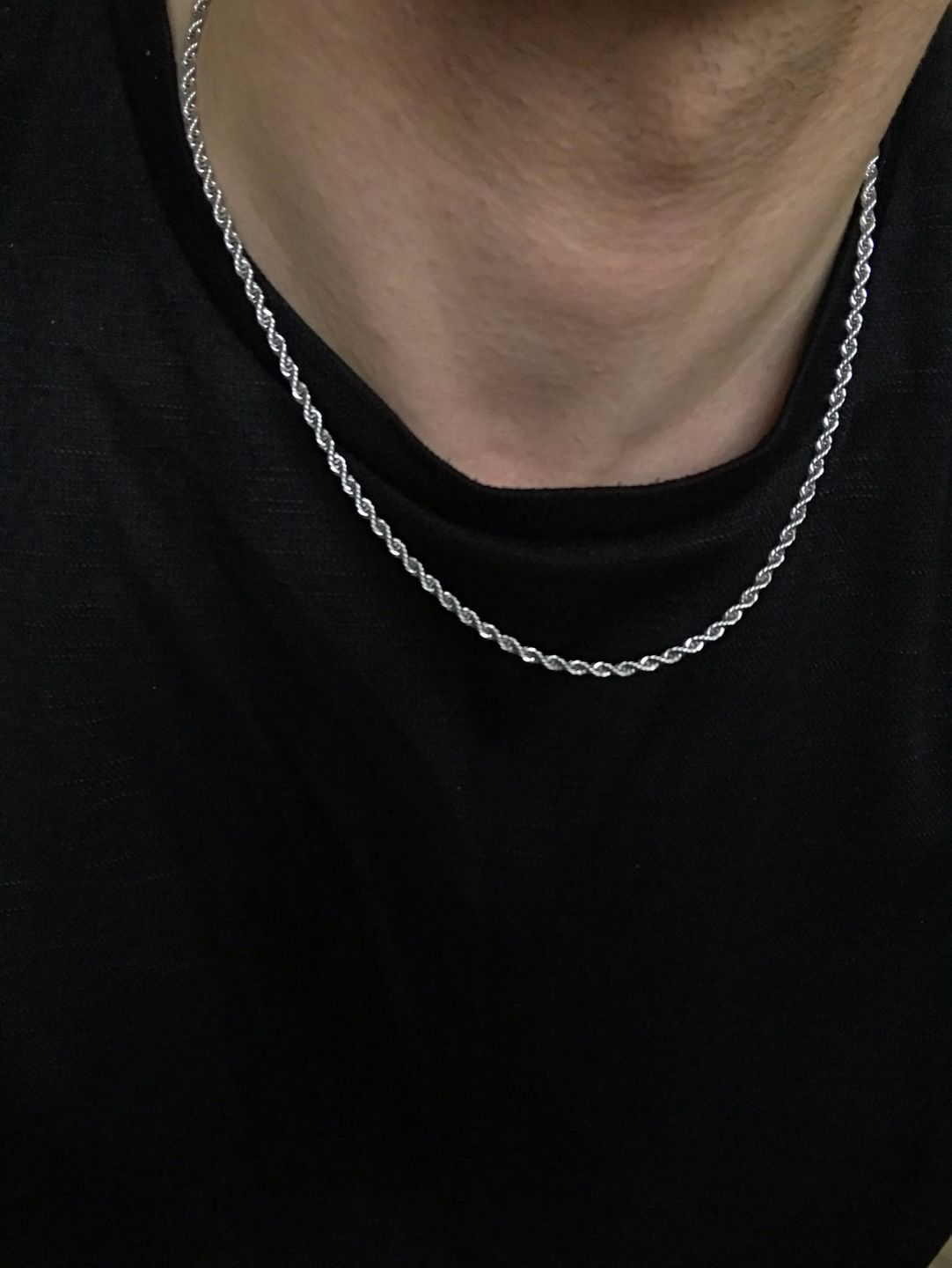 Customer photo review of 2-7mm Rope Chain