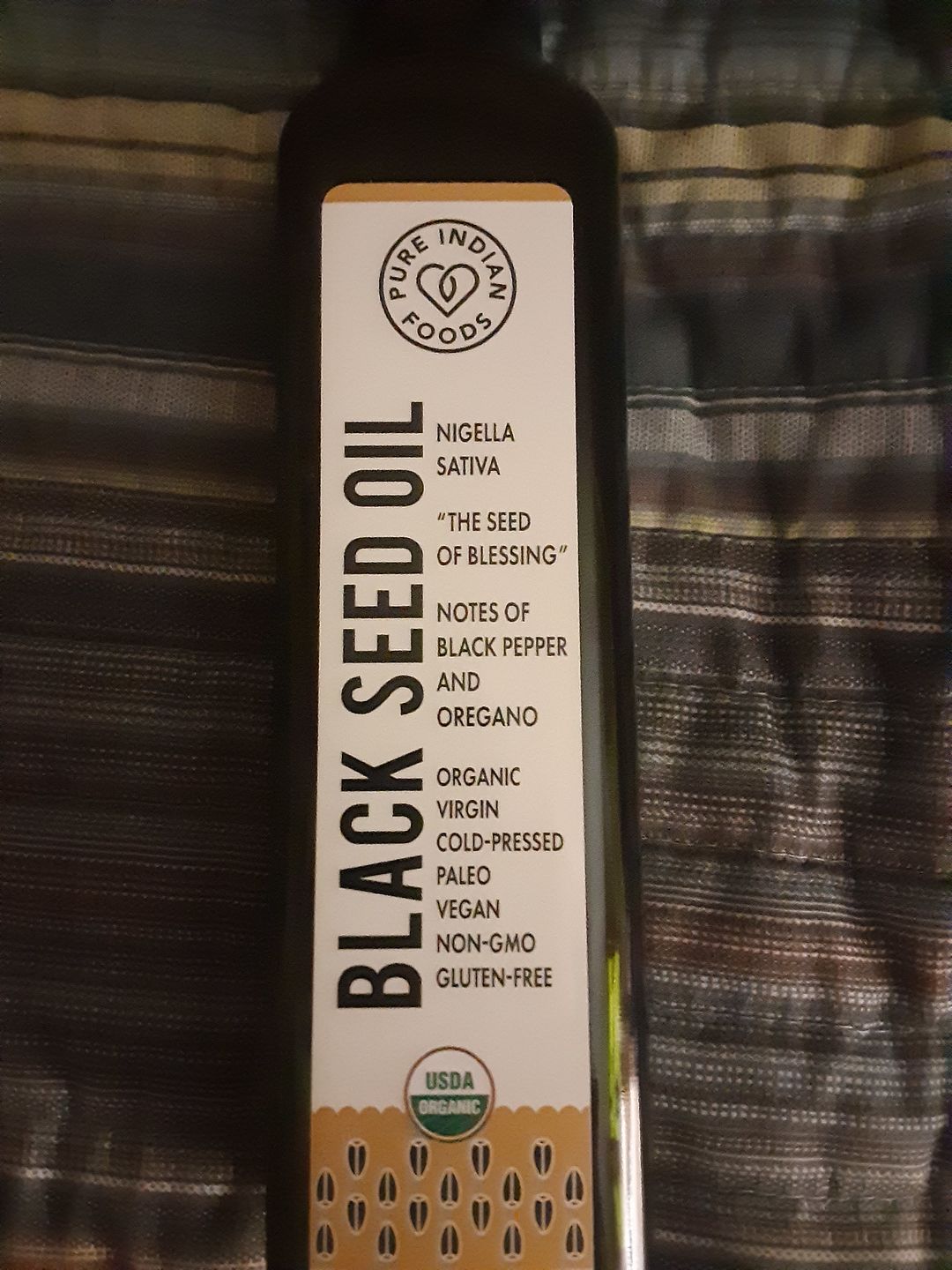 Customer photo review of Black Seed Oil, Cold Pressed, Virgin & Certified Organic (Black Cumin Seed/Nigella Sativa) - 250 mL