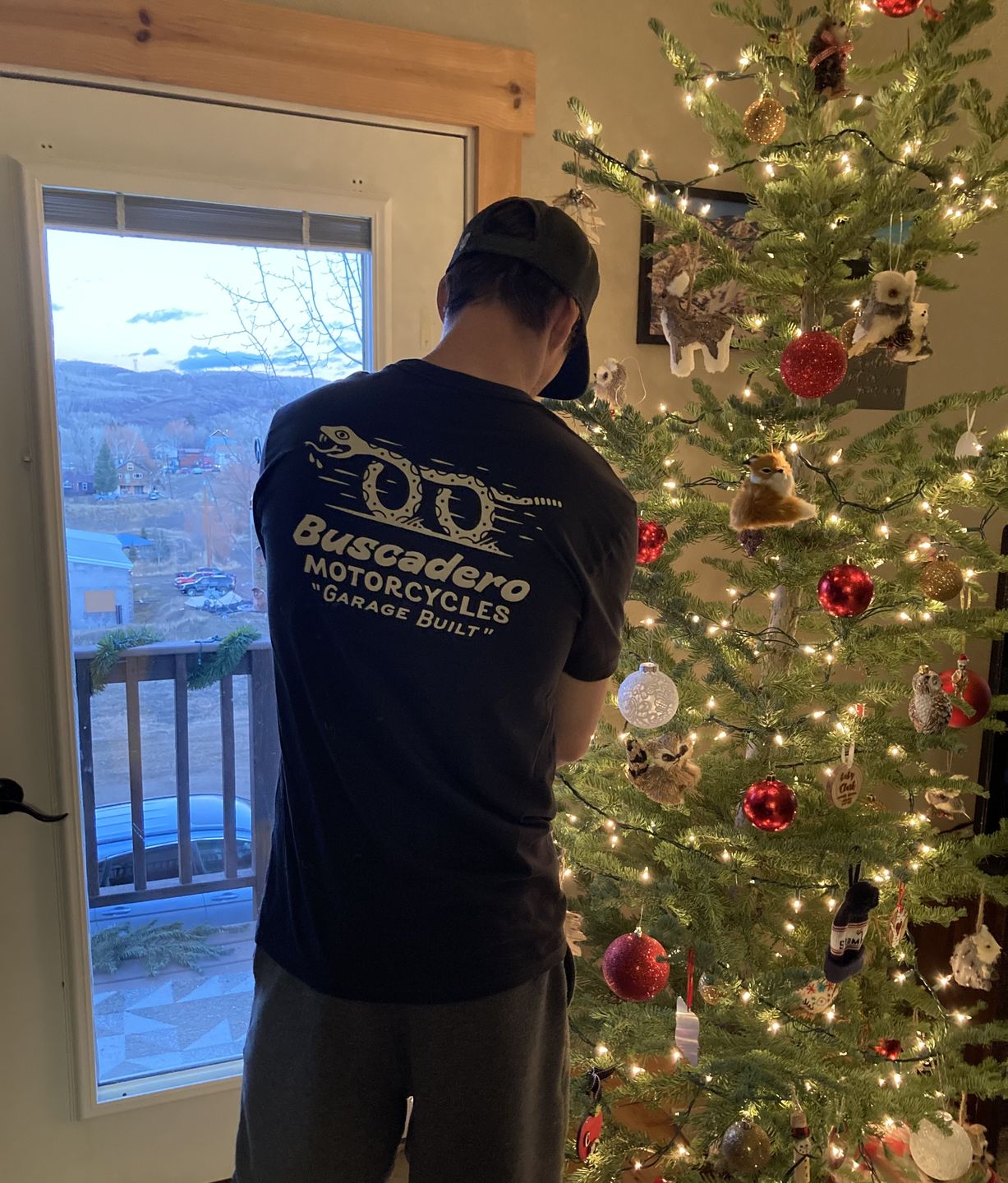 Customer photo review of 'Snake on Wheels' Graphite Short Sleeve T shirt