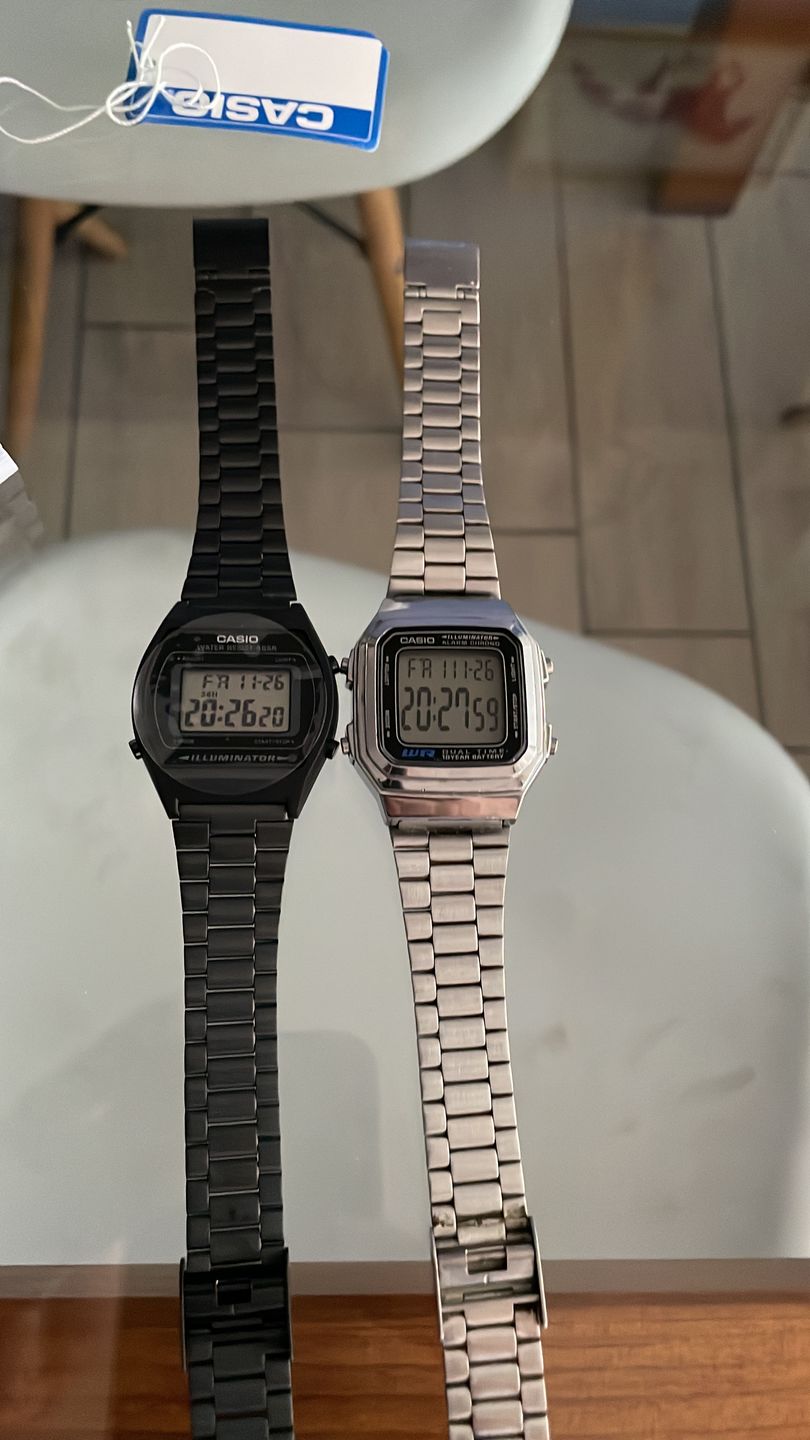 Customer photo review of Reloj Casio Vintage B640WB-1ADF Digital Metálico Negro