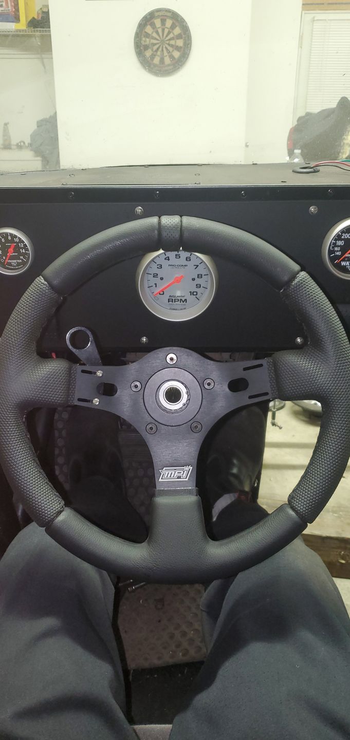 Customer photo review of Motion Raceworks Edition MPI Race Steering Wheel All Black - DRG-R513-BLK