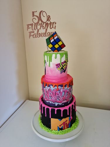 Customer photo review of A5 Rectangle Custom Edible Icing Image