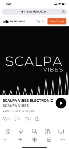 Customer photo review of Scalpa Vibes- Click to Open Soundcloud Link