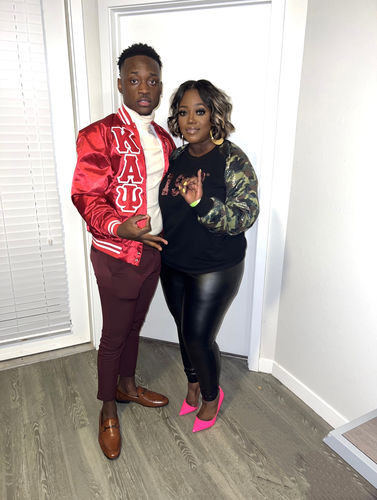 Customer photo review of Camo Sequins Sleeve 1908 Sweatshirt- FINAL SALE