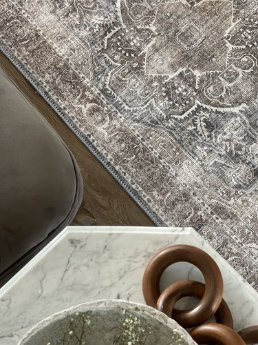 Customer photo review of Distressed Vintage Kendra Ash Runner Rug
