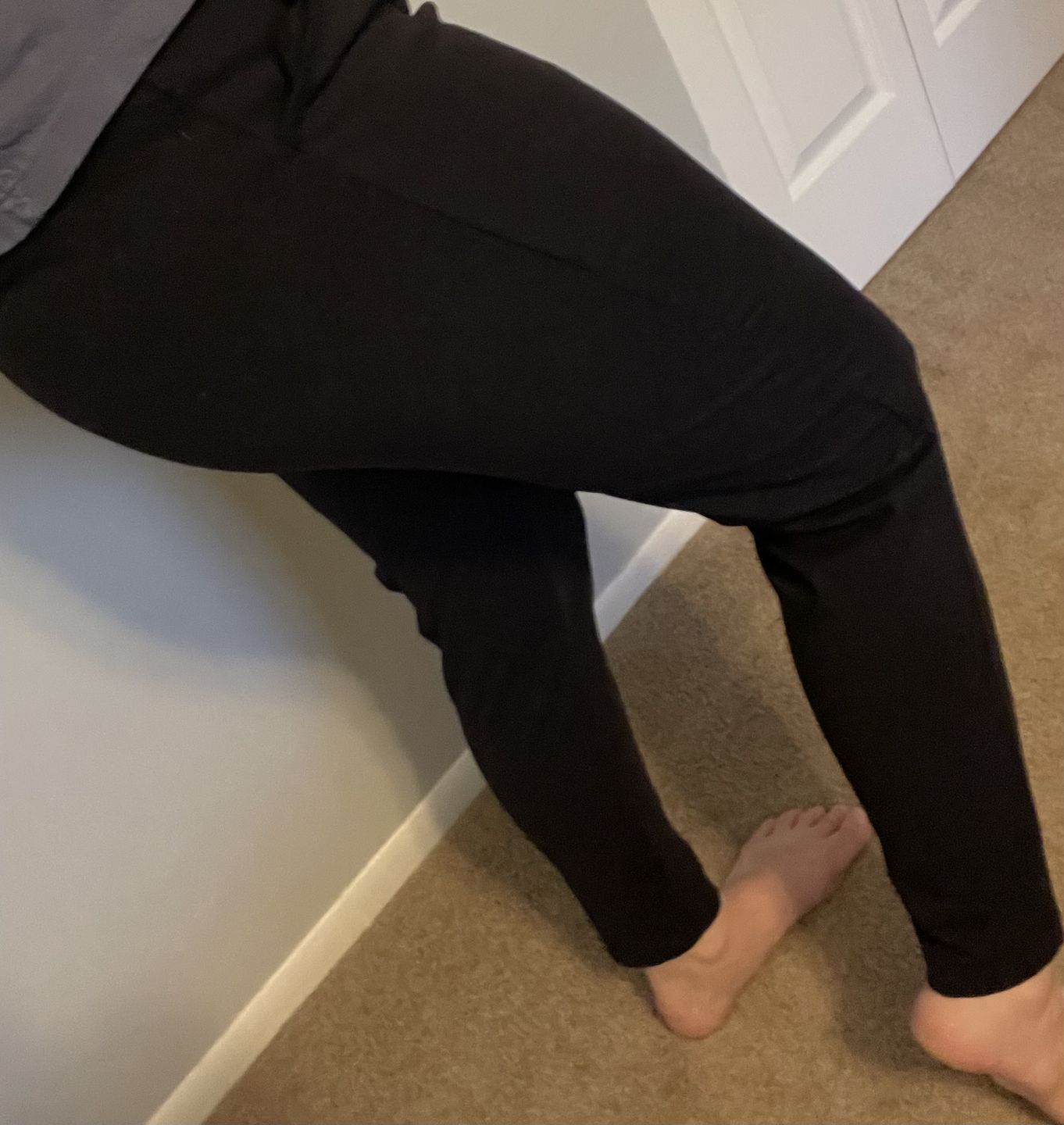 Customer photo review of Work Hard Play Hard Trousers - Black | MT LUXE