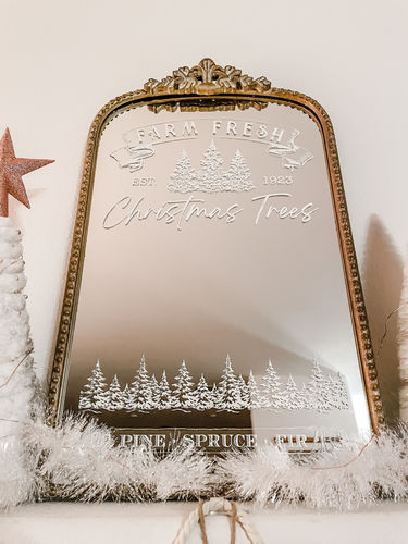 Customer photo review of Fresh Cut - Mesh Stencil 12x18