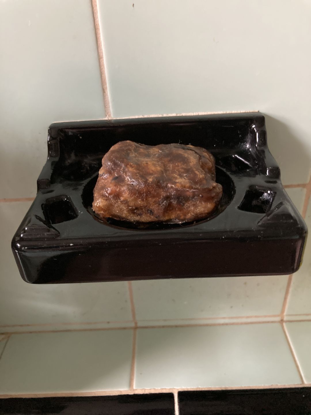 Customer photo review of Organic Natural Raw African Black Bar Soap