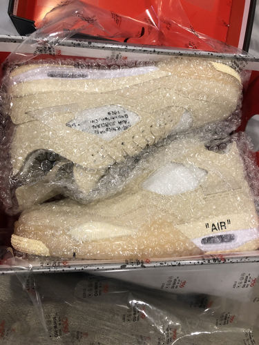 Customer photo review of Off White X Air Jordan 4 Sail