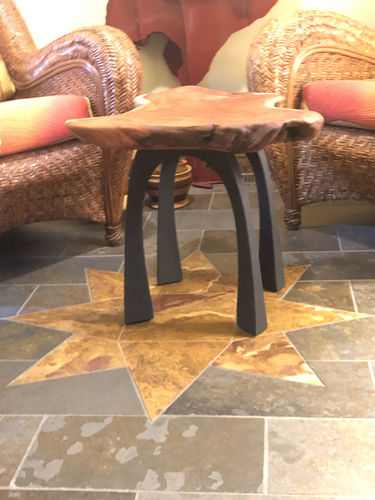 Customer photo review of Metal Bench Legs, Coffee Table Legs, Furniture Legs, Set of 2 pcs, Flowyline Metal Design | 116 Nura