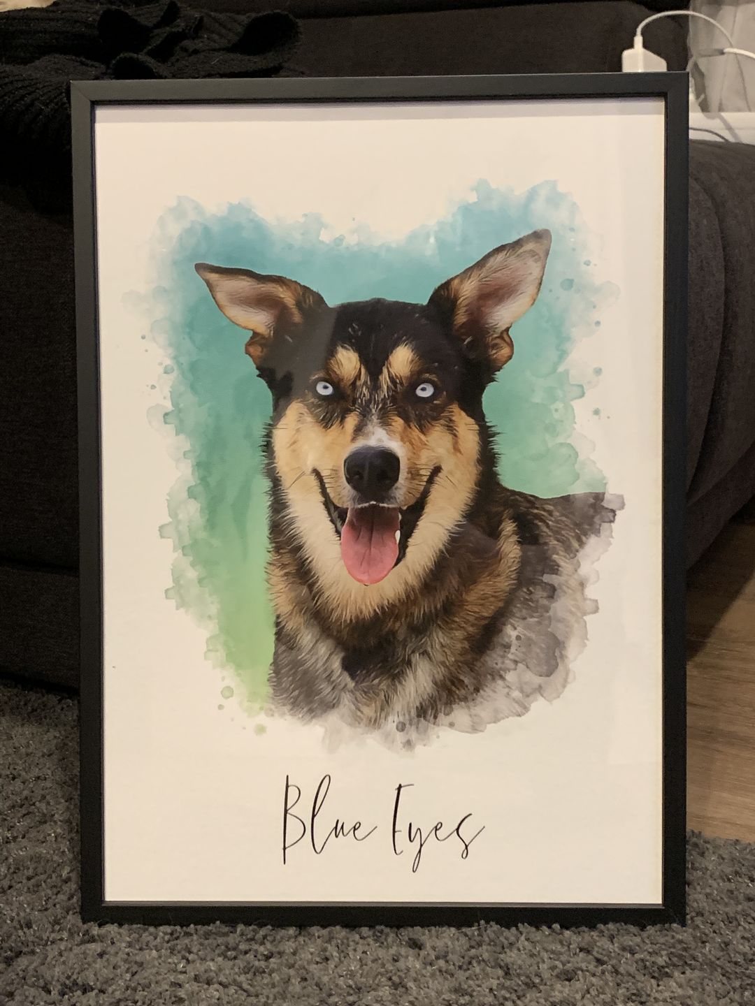 Customer photo review of Portrait deines Tieres im Wasserfarben-Stil