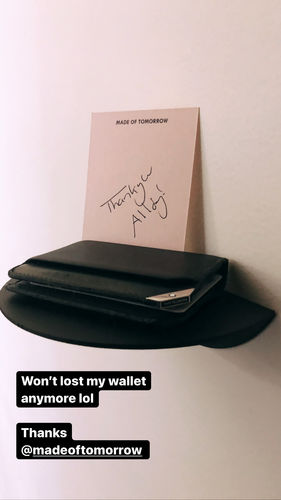 Customer photo review of FOLD Round Shelf 150