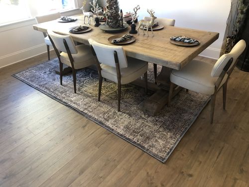 Customer photo review of Distressed Vintage Kendra Ash Area Rug