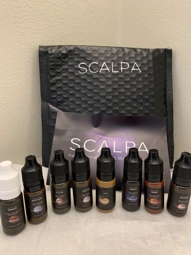 Customer photo review of Brow Pigment Set