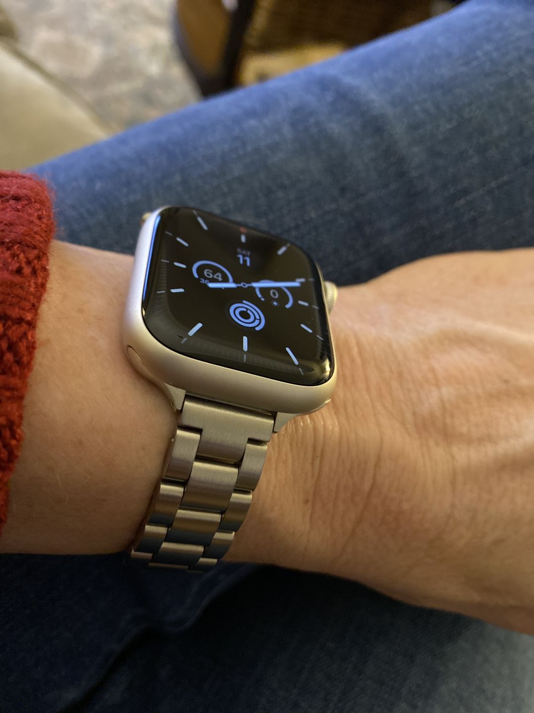 Customer photo review of Kyoto Metal Strap (4 Colours)