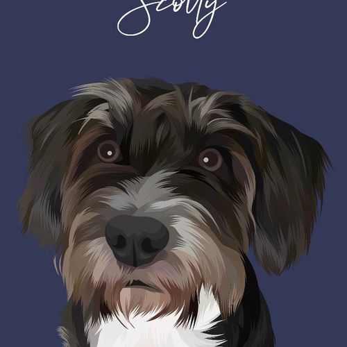 Customer photo review of The Passport - Custom Pet Canvas