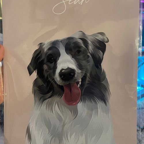 Customer photo review of The Passport - Custom Pet Canvas