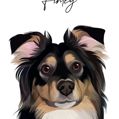 Customer photo review of The Passport - Custom Pet Canvas