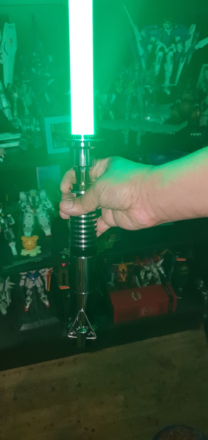 Customer photo review of Lightsaber Luke Skywalker B - RGB Combate