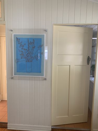 Customer photo review of Acrylic Frame - 5 cm Clear Border