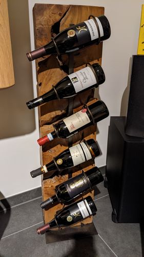 Customer photo review of XILON Weinregal Weinständer Weinflaschenhalter Holz Weinhalter Flaschenhalter