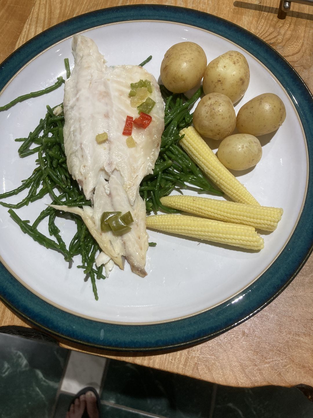Customer photo review of Sea Bass fillet