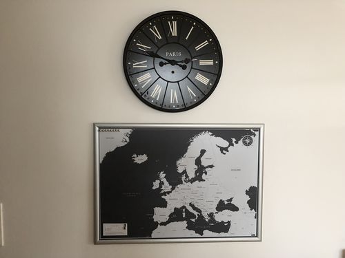 Customer photo review of Die magnetische Europakarte - inkl. Magnet Pins
