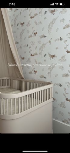Customer photo review of Disney Bambi | Making a Scene I Nursery Wallpaper