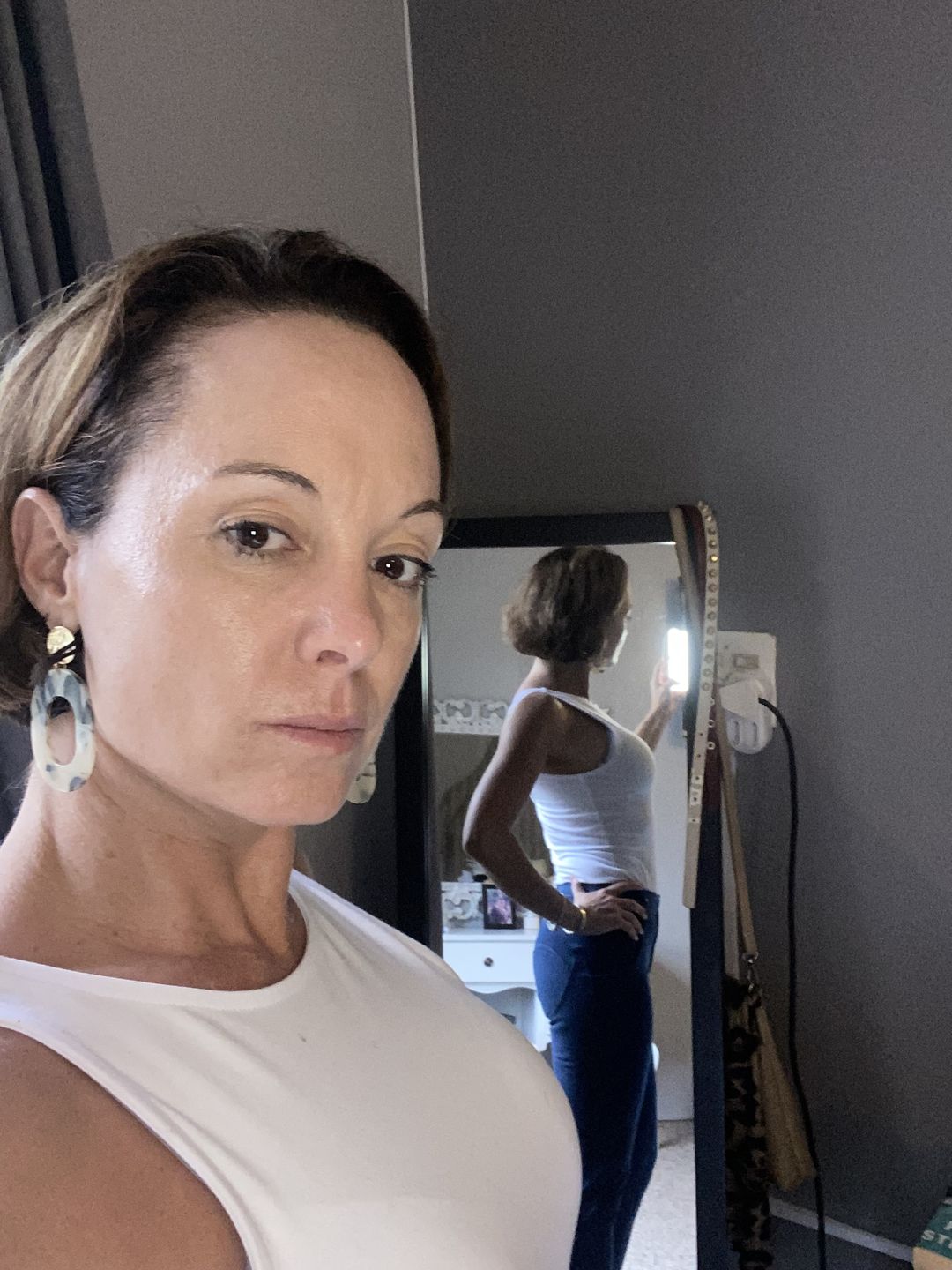 Customer photo review of Butt lifting Jeggings - Dark Blue