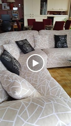Customer video review of Desert - Housses Extensibles de Fauteuil et Canapé - La Maison des Housses