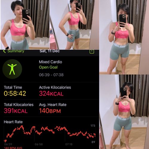 Customer photo review of Gymshark | Scoop Neck Training Sports Bra Pink