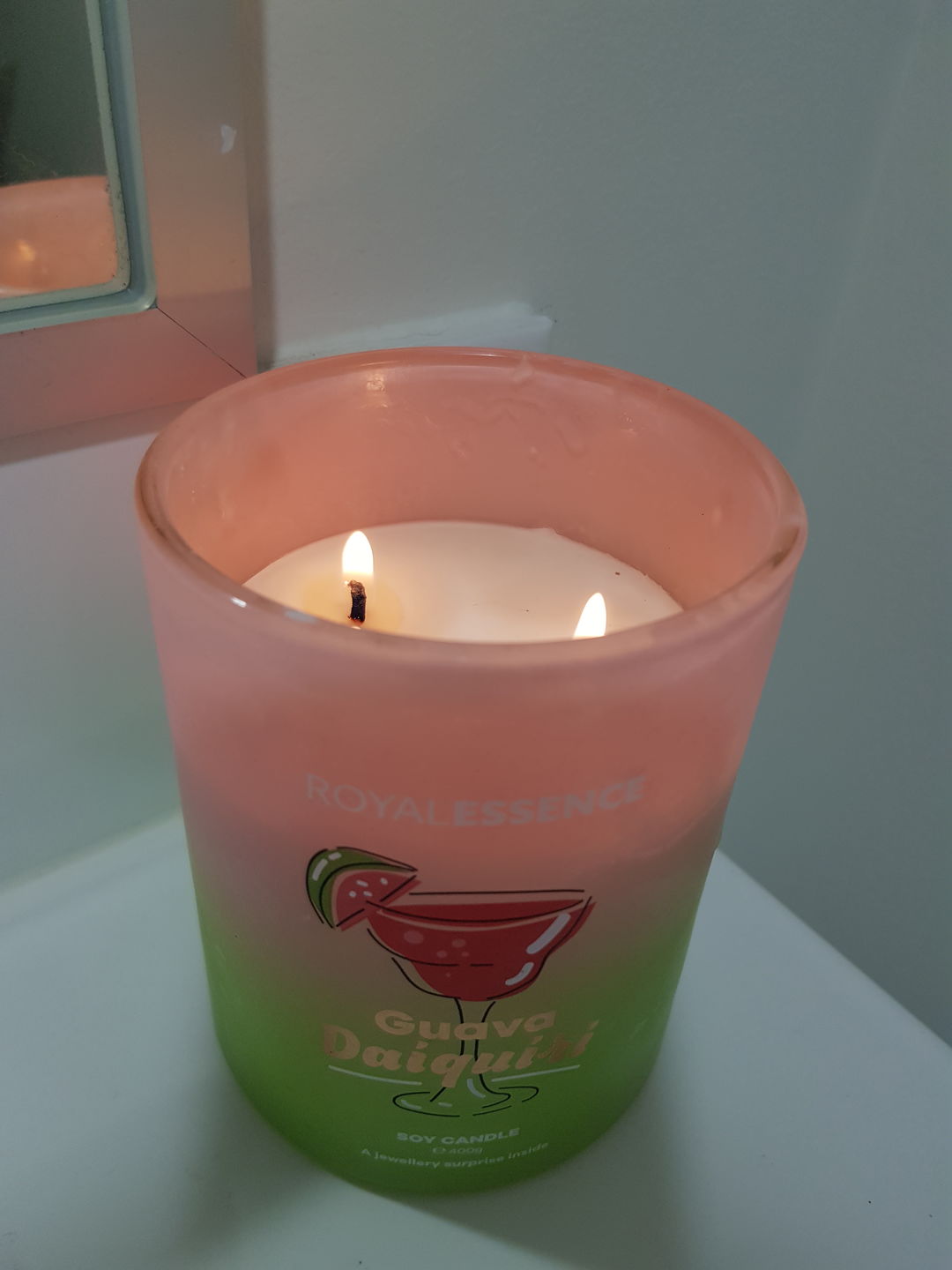 Customer photo review of Guava Daiquiri (Candle)