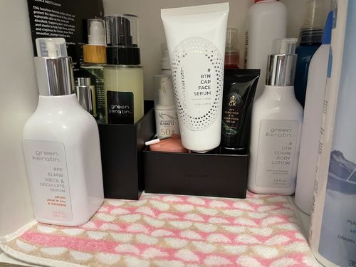 Customer photo review of GREEN KERATIN THE BLACK DIAMOND COLLECTION - EDITION LIMITEE