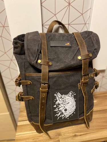 Customer photo review of Rucksack mit Patch (🌲)