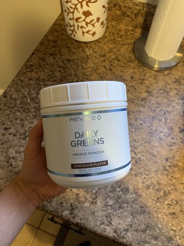 Customer photo review of Daily Greens Powder