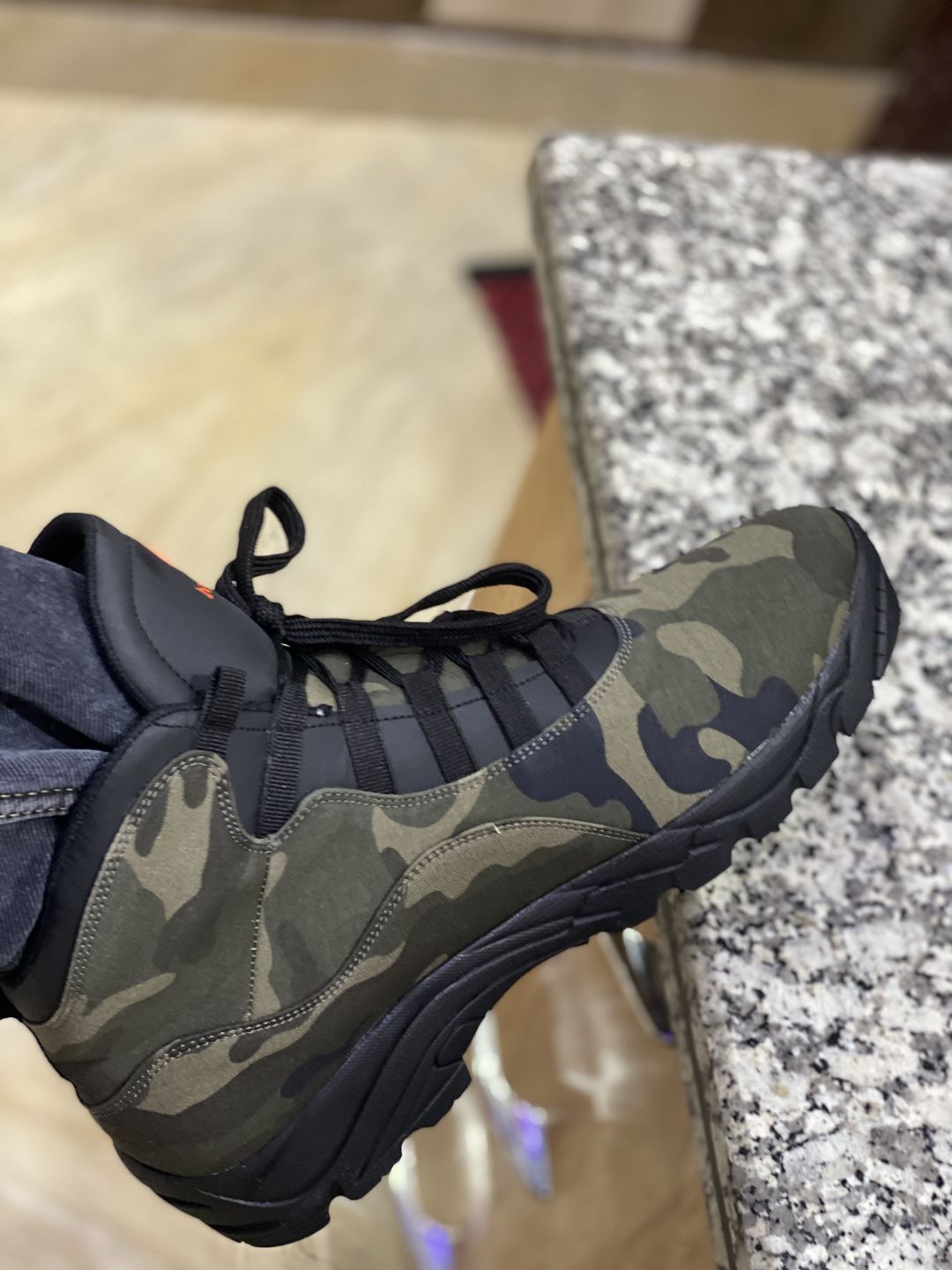 Customer photo review of Bacca Bucci Men's URBAN Suede Leather Boots | Tactical Leather Boots for Motorcycle & Military