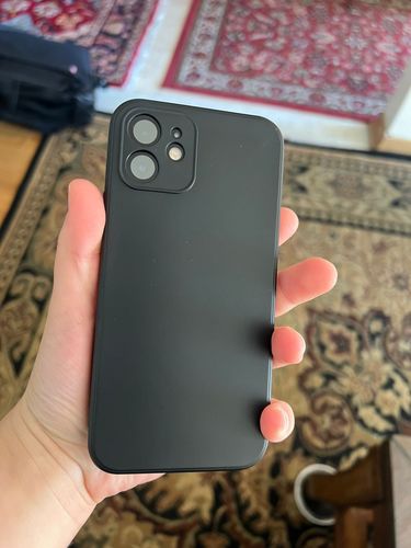 Customer photo review of Black Matte Anti-Drop iPhone Case