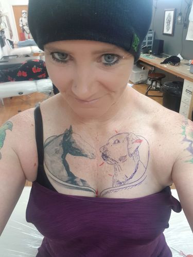 Customer photo review of Signature Tattoo Numbing Cream