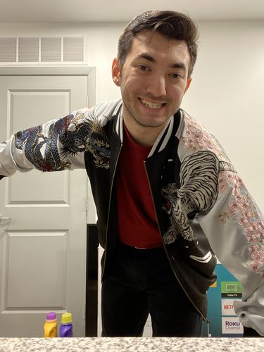 Customer photo review of Four Legendary Creatures Sukajan Souvenir Jacket