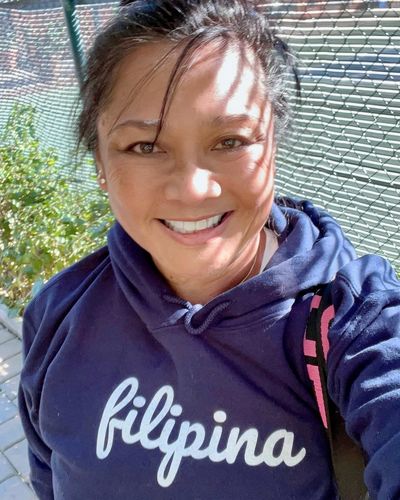 Customer photo review of Filipina Print Hoodie