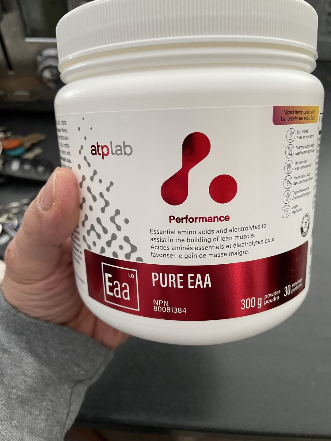 Customer photo review of Atp Labs - Pure EAA 300g