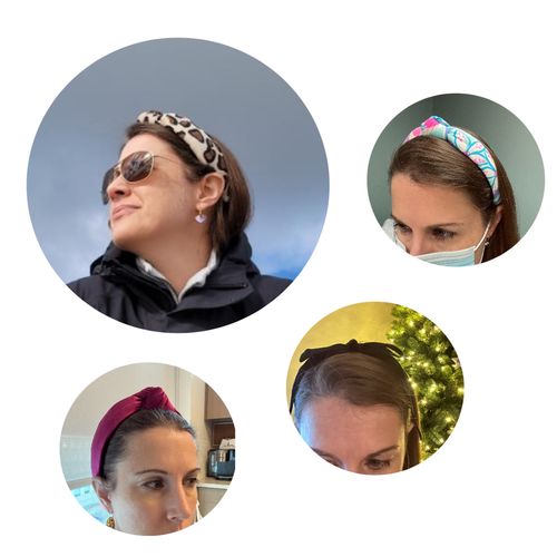 Customer photo review of JET BARDOT RIBBON HEADBAND