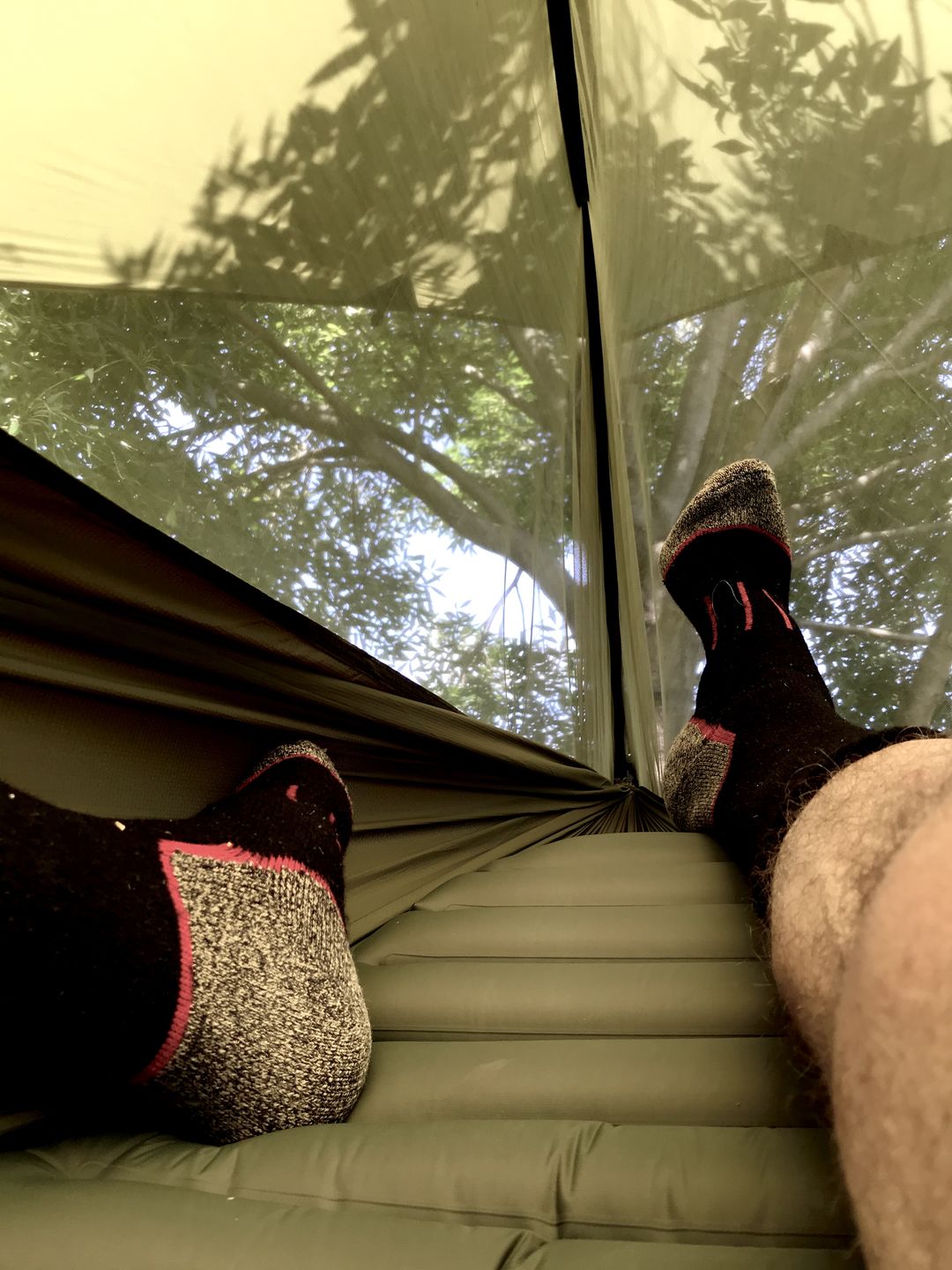 Customer photo review of Ultralight Hammock Set