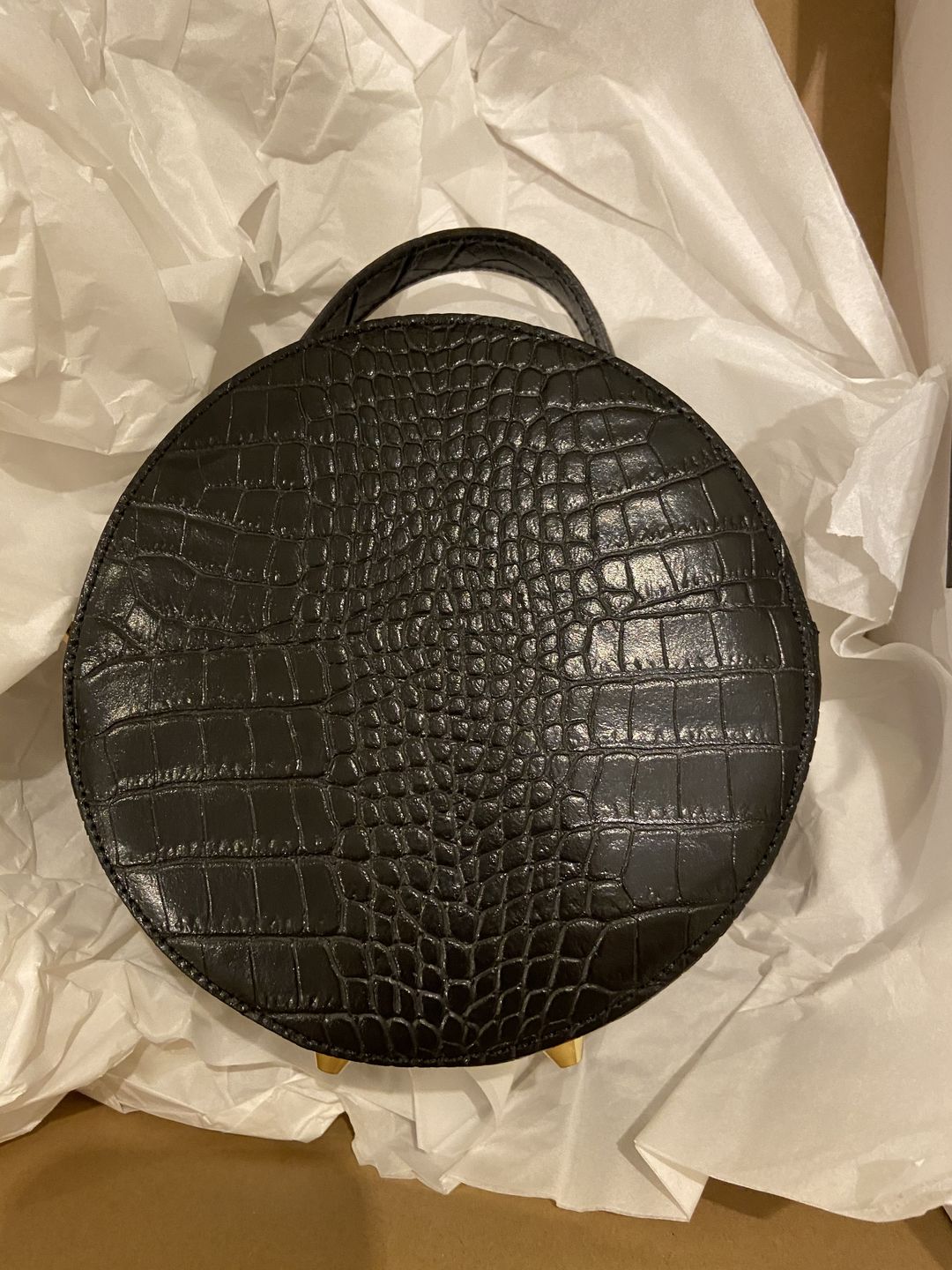 Customer photo review of The Rosie Circle Croc Bag