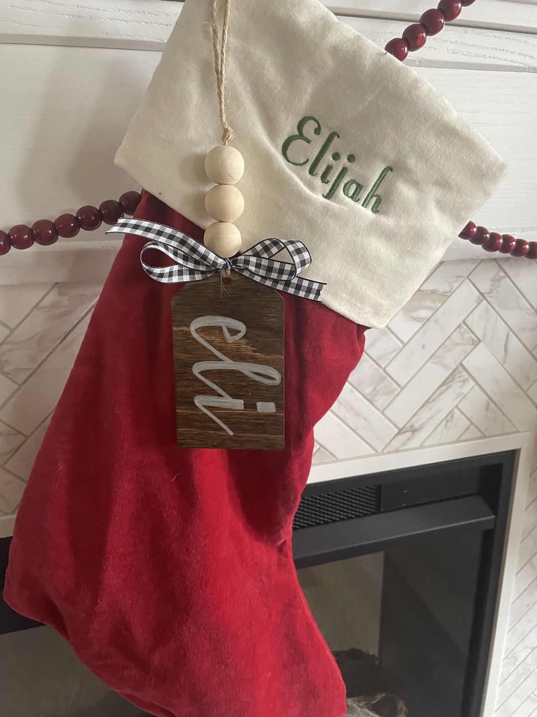 Customer photo review of Unfinished Wooden Price Tag Product Tag Silhoutte - Craft- up to 24" DIY