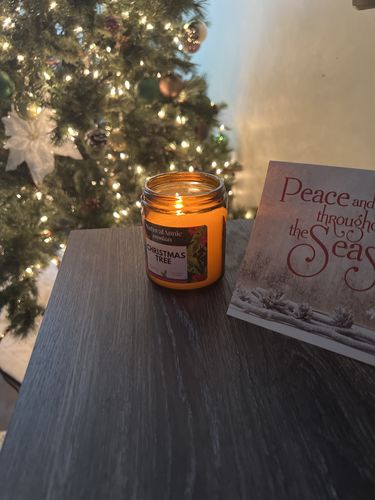 Customer photo review of Holiday 9oz Candle  Bundle- 3 pack