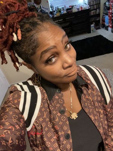 Customer photo review of Russian Brown Prescription Contact Lenses