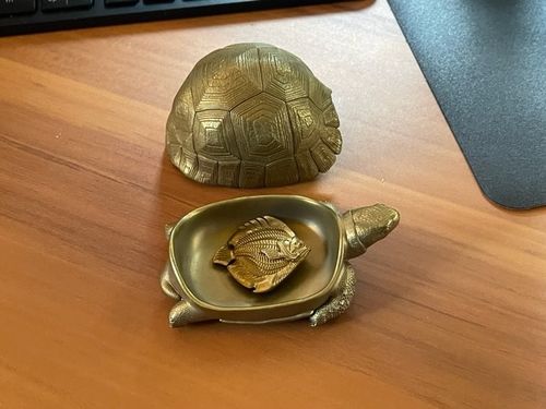 Customer photo review of Brass Angelfish Letter Opener