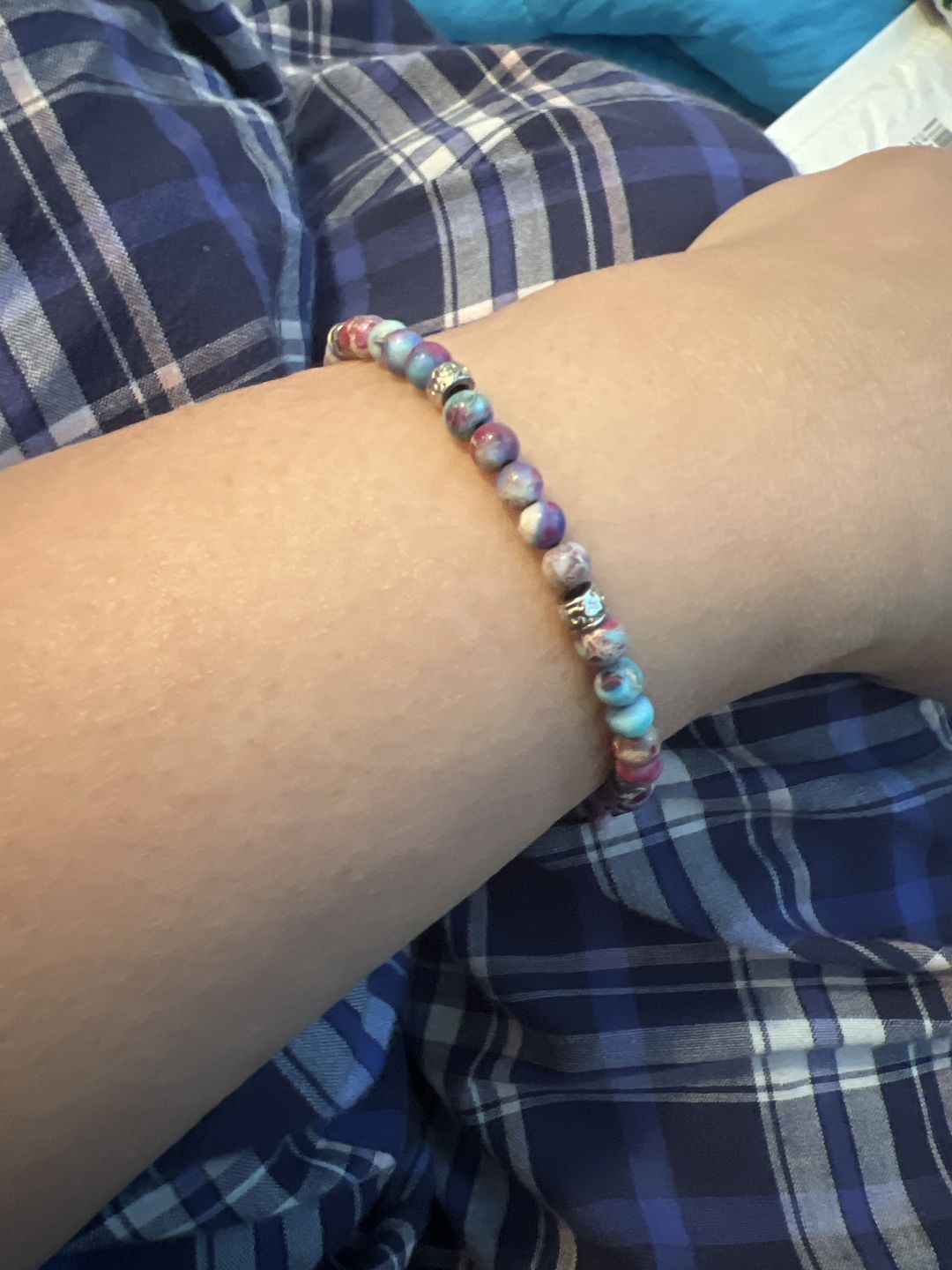 Customer photo review of Tibetan Energy Bracelet
