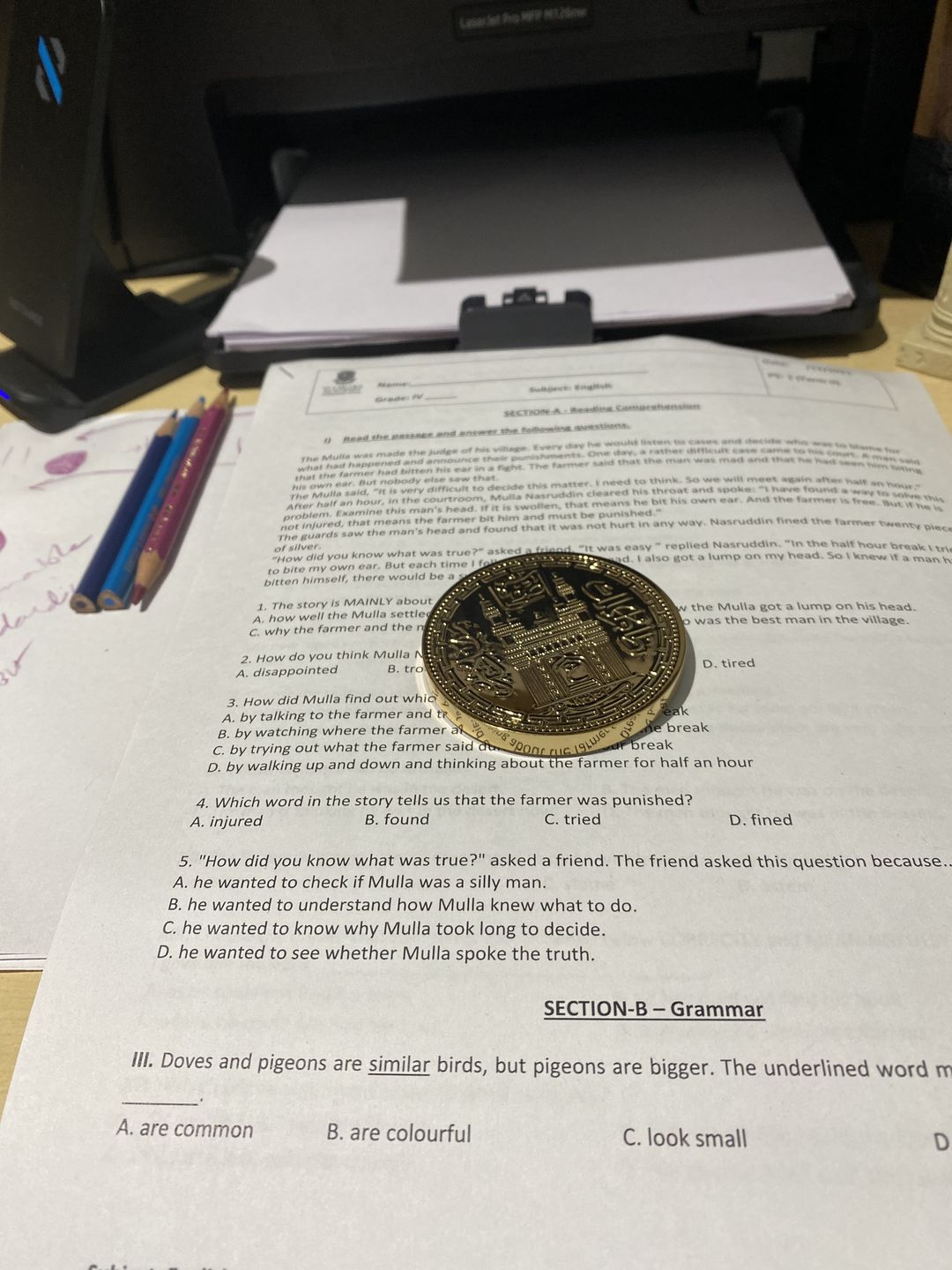 Customer photo review of Paperweight - Princely State of Hyderabad